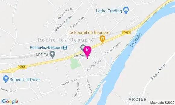 Localisation Fabienne Prost Saint Hillier