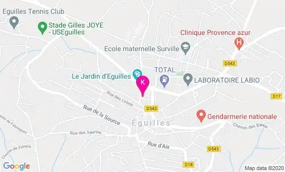 Localisation Geraldine Gilgaire