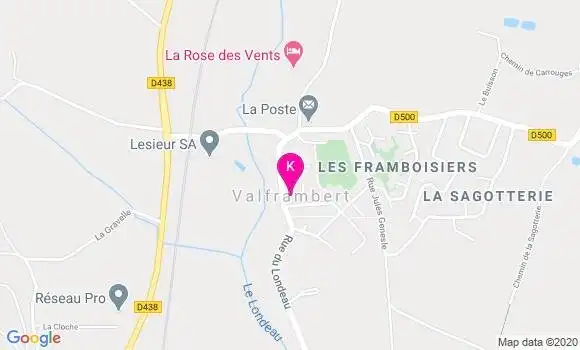 Localisation Thomas Arcouet