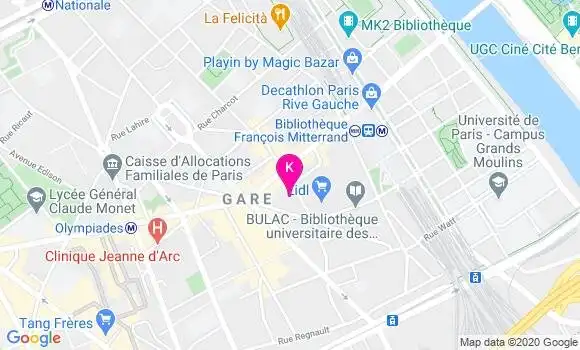 Localisation Celia Astrid Bruno