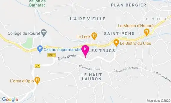 Localisation Blandine Duffaut
