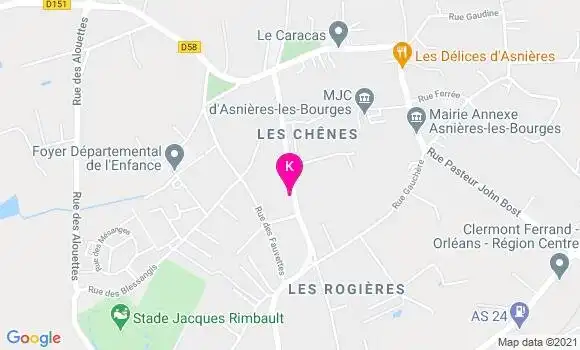 Localisation Mathilde Allard