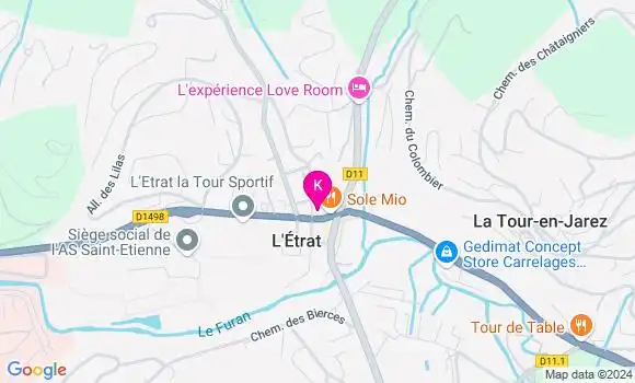 Localisation Johan Faure