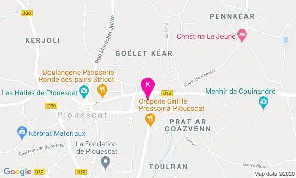 Localisation Aurelie Prigent