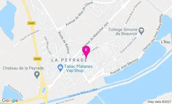Localisation Francoise Bastide