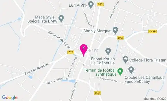Localisation Julie Chambon