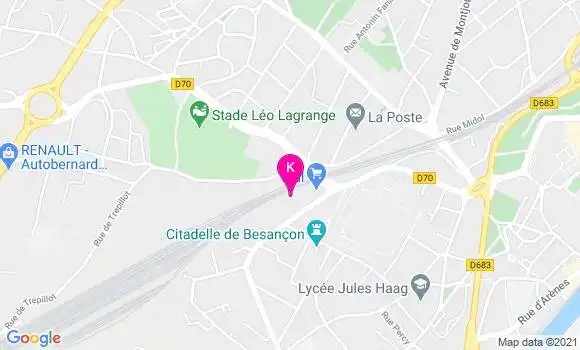 Localisation Zoe Borne