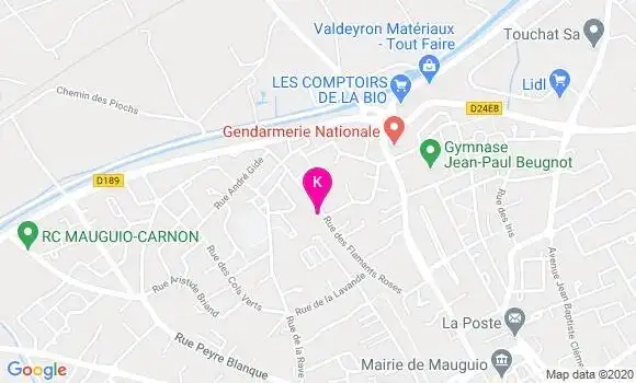 Localisation Anne Estebe Tricoire