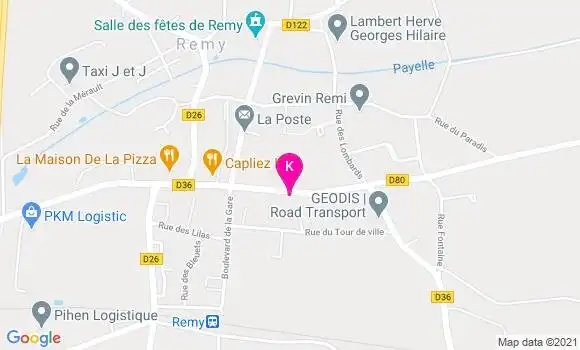 Localisation Sally Barbier