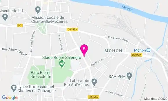 Localisation Virginie Lhoest