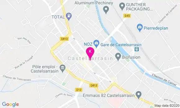 Localisation Gaetan Chomat