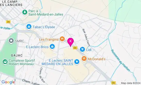 Localisation Estelle Lahourcade