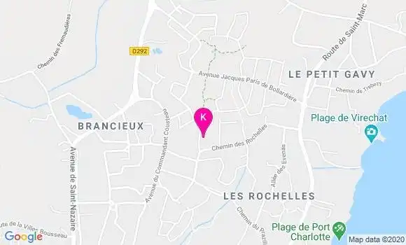 Localisation Brigitte Aubeneau