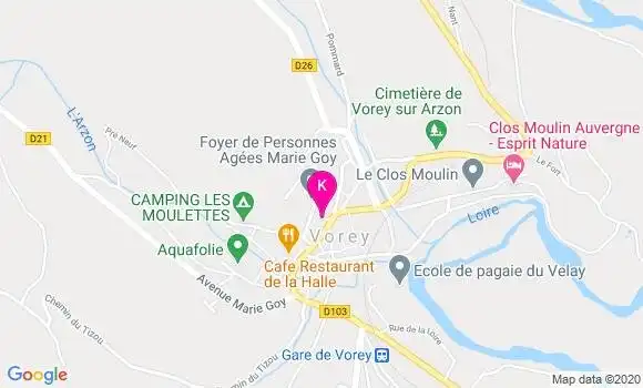 Localisation Cecile Noel Ferrand