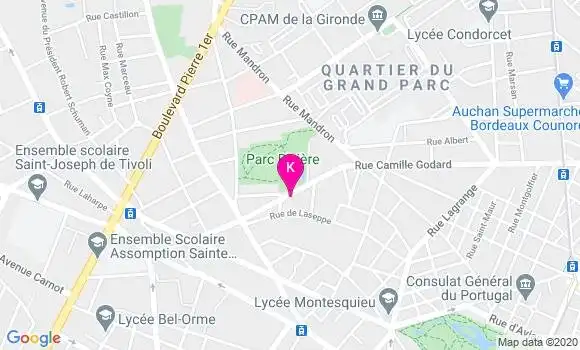 Localisation Clotilde Nicolas