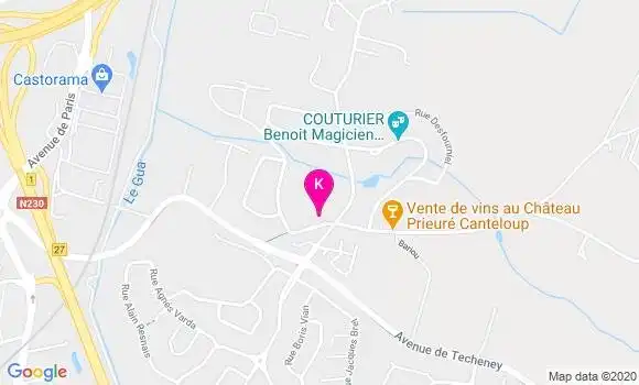 Localisation Valentin Sery