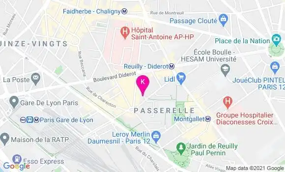 Localisation Camille Simonet