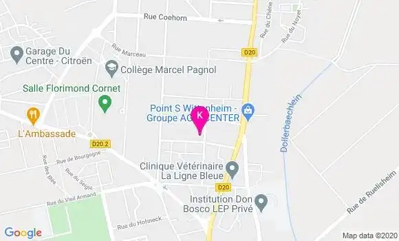Localisation Marc Andre Dussel