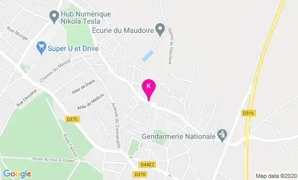 Localisation Thierry Laurent