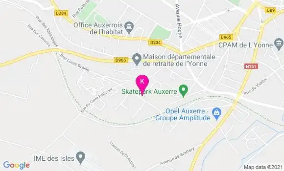Localisation Antoine Lallier