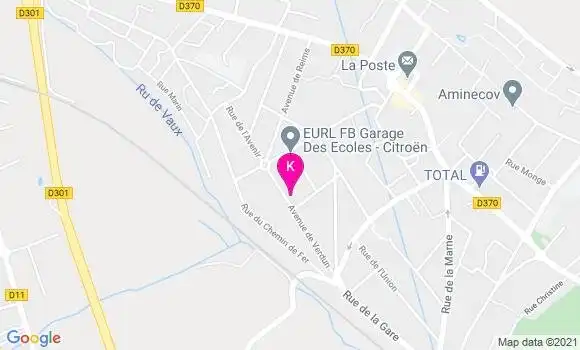 Localisation Sylvie Catchpole Vannier