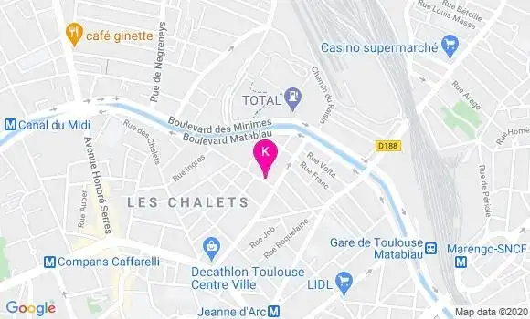 Localisation Edith Bertin