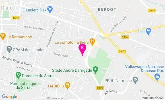 Localisation Alexandra Camelin