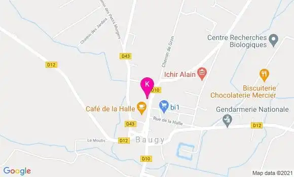 Localisation Celine Loiseau Darcy