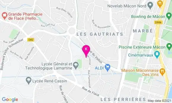 Localisation Sandy Marechal