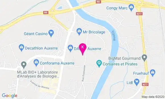 Localisation Celine Midavaine