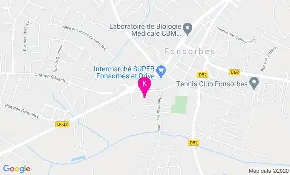 Localisation Laurent Brocas