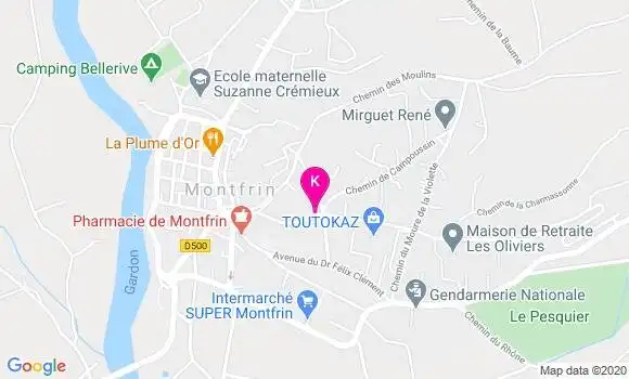 Localisation Armelle Desclozeaux