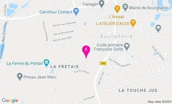 Localisation Annaick Monnier Saintilan