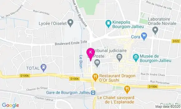 Localisation Nathalie Dutruc