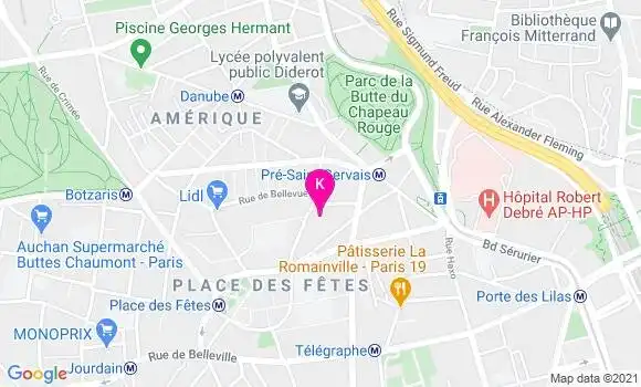 Localisation Henri Ouakil