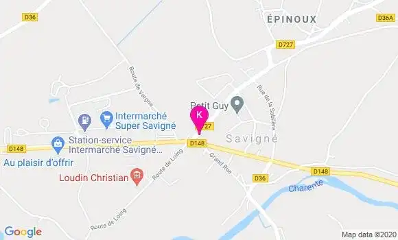 Localisation Elisabeth Pain