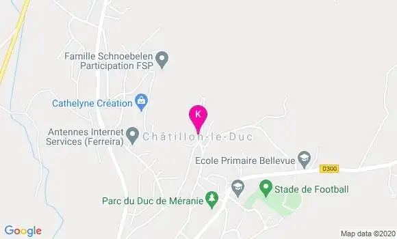 Localisation Sandrine Courbet