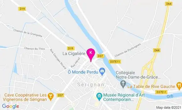 Localisation Laurent Sabatier