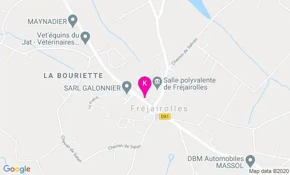 Localisation Francois Mas