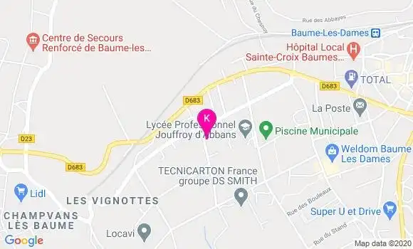 Localisation Bibiane Lombardot