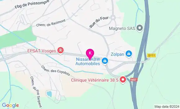 Localisation Mathilde Vautrin