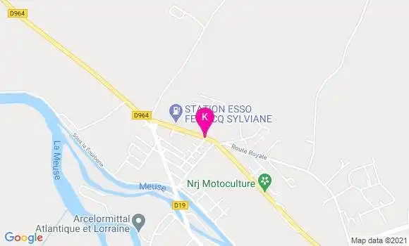 Localisation Coralie Clesse
