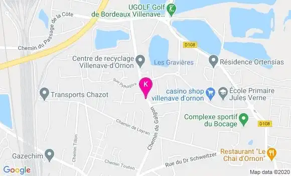 Localisation Emilie Rabussier