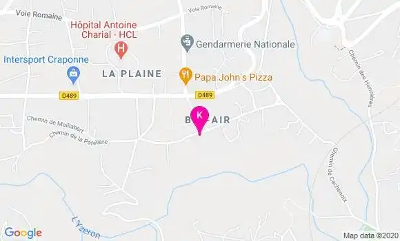 Localisation Isabelle Foussard