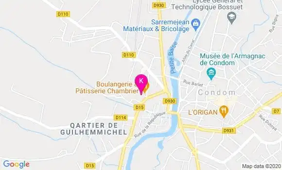 Localisation Tais Baque