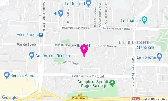 Localisation Thomas Legrand