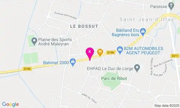 Localisation Margaux Bourrel