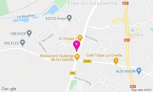 Localisation Damien Strobbe