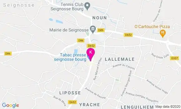 Localisation Bastien Grimaldi