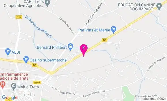 Localisation Fabienne Laget